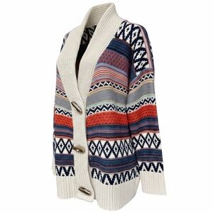 Forever 21 Contemporary Multicolor Southwestern Knit Cardigan S/M Dad Cardigan